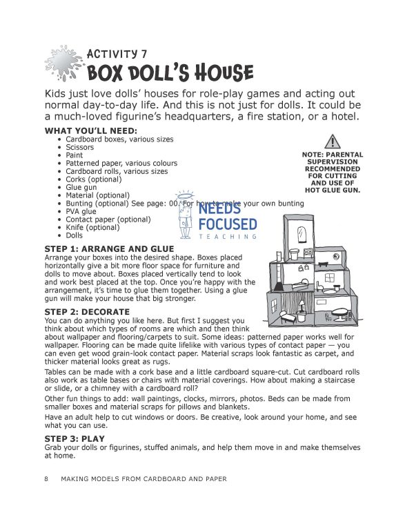 Nice art and craft projects for children: 79 creative activities for children from 4 to 8 years old