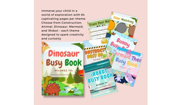 Bundle with busy book templates for mothers and children (with resale rights)