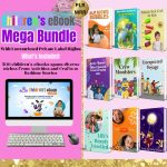E-book for children, coloring books, sources for activity education, fascinating stories for children, digital product, + bonuses with resale rights