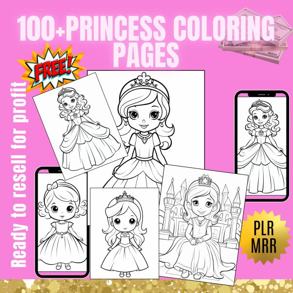 E-book for children, coloring books, sources for activity education, fascinating stories for children, digital product, + bonuses with resale rights
