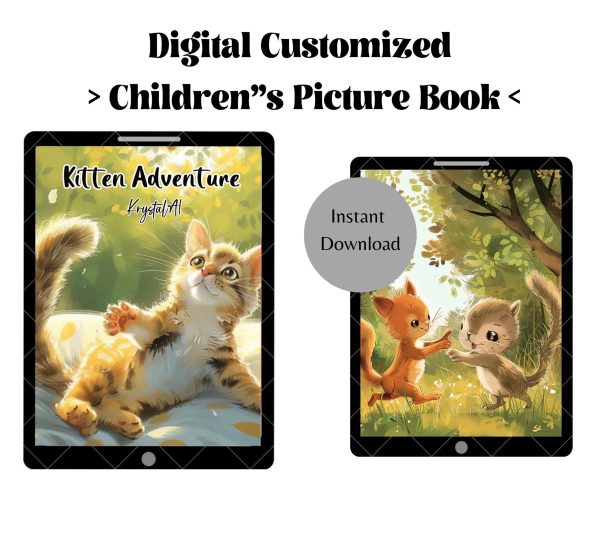 Picture book, tailor-made AI art, children's book