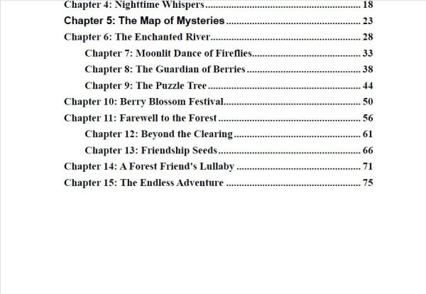 Forest Friends - Digital Children's Book - PDF - Download prints - Story Before going to sleep - Educational Fun 3-8 Age - Contains 79 pages