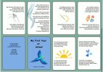 My first year at school (from mother to child/purple) a foldable booklet in pocket size for your child who goes to school