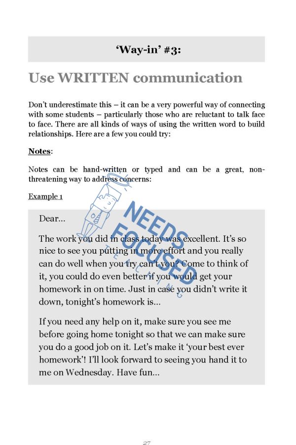 Make contact with your students: how you can build a positive relationship between teacher and student - the #1 secret of effective class management