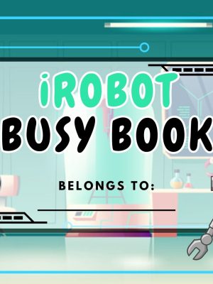 Robot Theme pressure book Print book For toddlers Printable pre -school activities Children all book Homeschool Tools Printing Book Educational