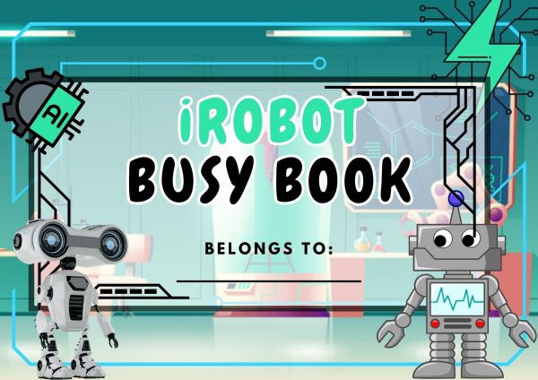 Robot Theme pressure book Print book For toddlers Printable pre -school activities Children all book Homeschool Tools Printing Book Educational