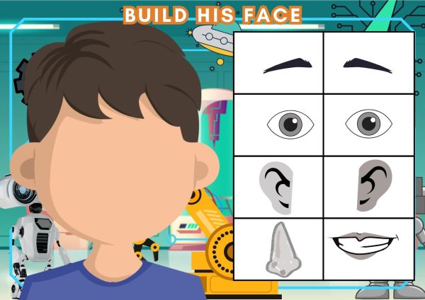 Robot Theme pressure book Print book For toddlers Printable pre -school activities Children all book Homeschool Tools Printing Book Educational