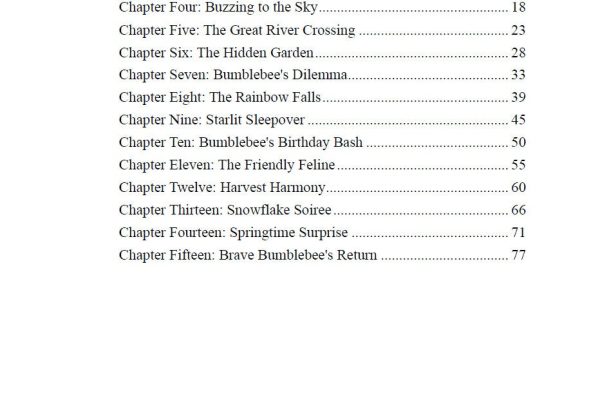 Brave Bumblebee's Adventure - Digital Children's Book - PDF - Download prints - Story before bedtime - Educational/fun 3-8 Age - contains 82 pages