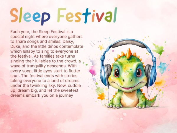 Sleep festival: a night full of lullaby and dreams - soothing audio story for children