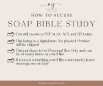 Soap Bible study Printable Christian soap template Digital Bible study Scripture Printable worksheet Bible study Goodnotes Biblevers guide