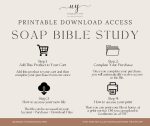 Soap Bible study Printable Christian soap template Digital Bible study Scripture Printable worksheet Bible study Goodnotes Biblevers guide
