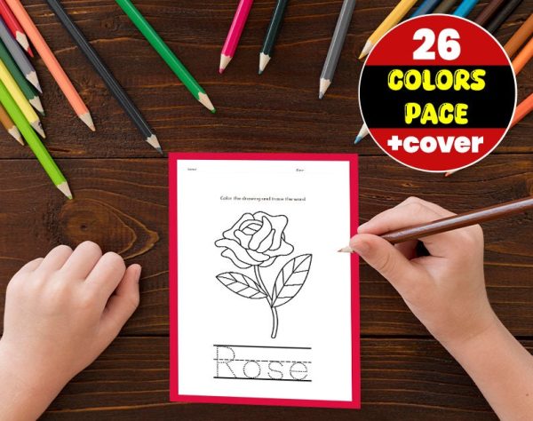 Alphabet colors A to Z - Download coloring book directly - ready to print