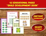 Activity book with 1-20 figures - Pre -school learning - Activity book for children - Direct download book - ready to print