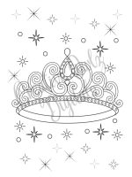 Pretty Princess Coloring Pages; Princess Coloring Pages;  Fun Coloring Book for Young Kids;