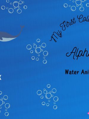 My first coloring book: aquatic animals