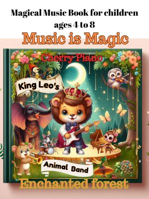 Set of 3 Children's Books Musical Education Leo's Pet Forest Motivating Quotes Music Theory Music Alphabet Instruments