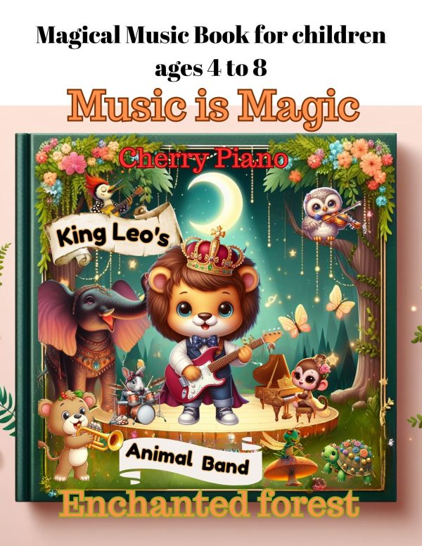 Set of 3 Children's Books Musical Education Leo's Pet Forest Motivating Quotes Music Theory Music Alphabet Instruments