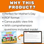 A day before Mama Mother's Day Comprehension Reading Children Story Book Short Stories
