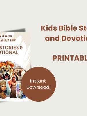 Children's Bible story and devotional/Christian printables/Bible stories for children/devotionals for children