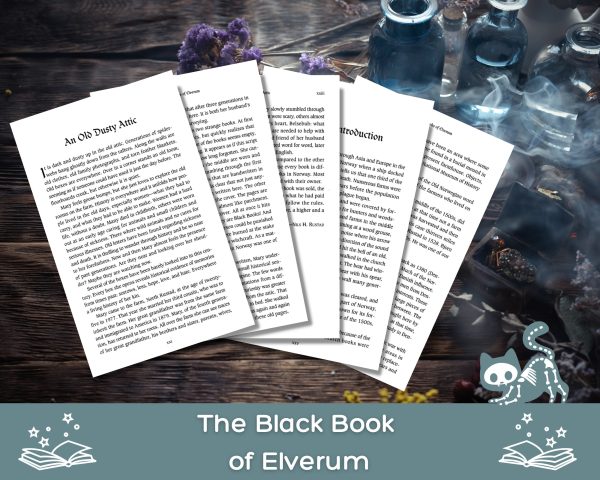 The black book by Elverum - Vintage Grimoire ebook - Remedies and Proverbs of the 17th -century Norwegian Volks Magia - Instant Digital Download