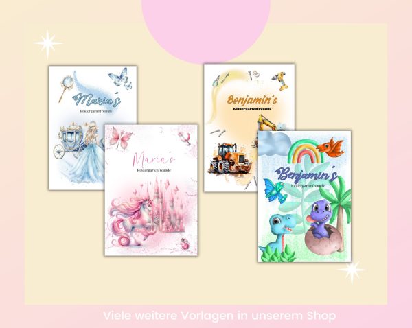 Printing template Friends book Construction Place - Friendship of Kleuternschool - Friends book to print yourself - Friends book pages - Friends cards