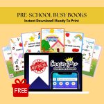 Bundle with busy books for toddlers + free lifelong access to Canva Pro EDU
