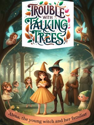 Problems with Talking Trees, Alena, the Young Witch and her well -known, children's books, stories for going to sleep, children's fairy tales, magical adventures