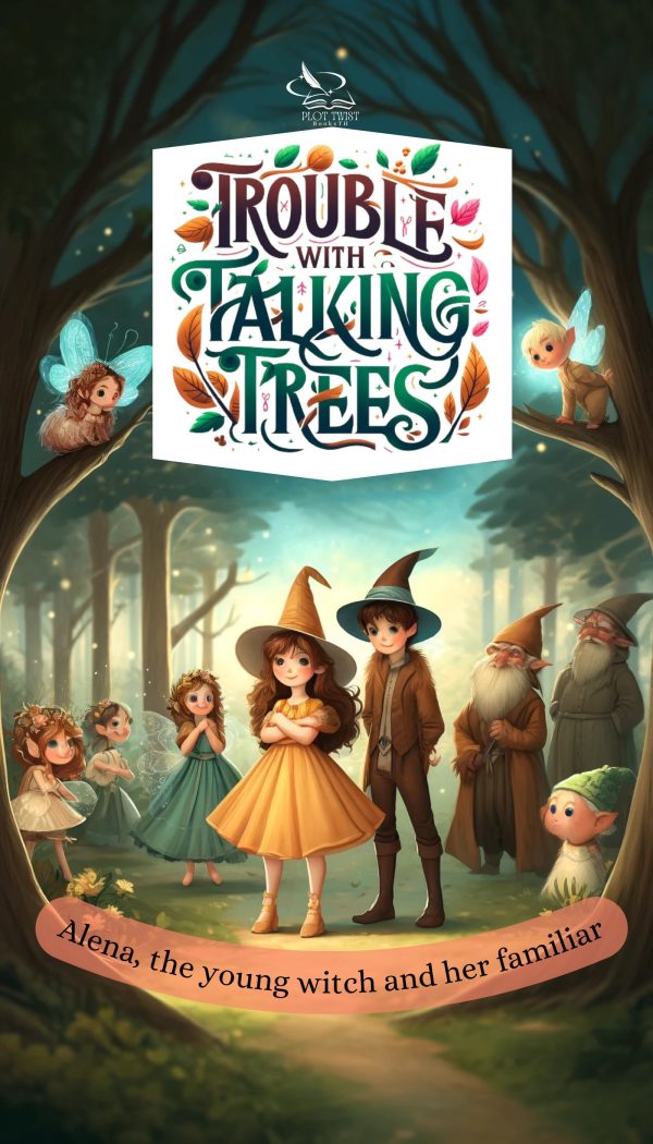 Problems with Talking Trees, Alena, the Young Witch and her well -known, children's books, stories for going to sleep, children's fairy tales, magical adventures