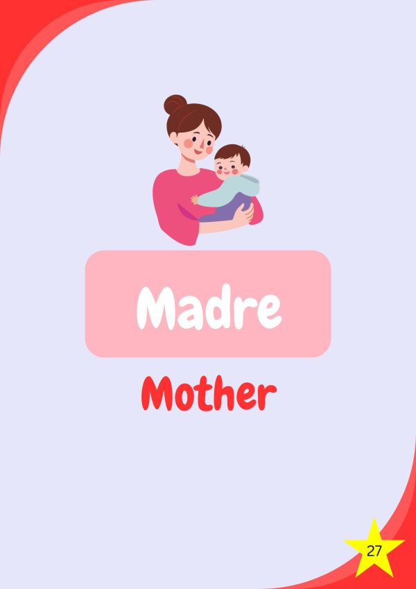 My first Spanish words - Spanish for children - Book for children