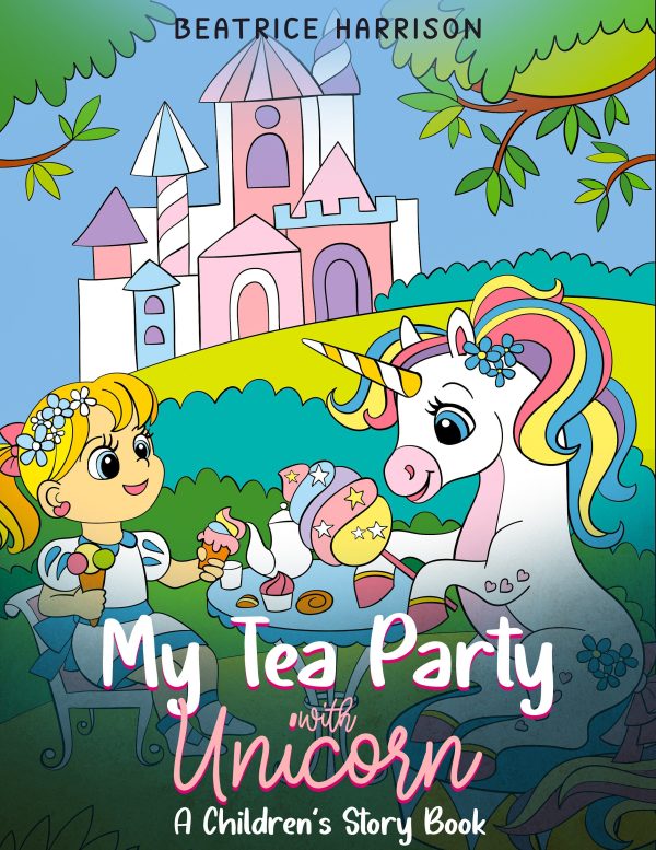 Only 1 in stock!My tea party with unicorn, a children's stories book, digital e-book