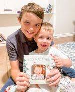 God made you board book template for Canva - Personalizable