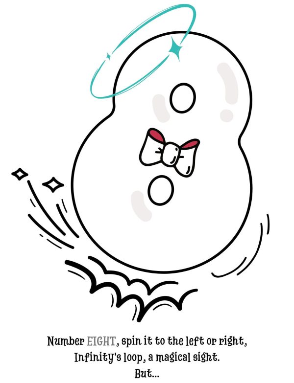 Funny Numbers - Digital Children's Book - Story Book - PDF/Printing Download - Story Before going to sleep - Educational/Fun - Counting/Colors 2-4 Age