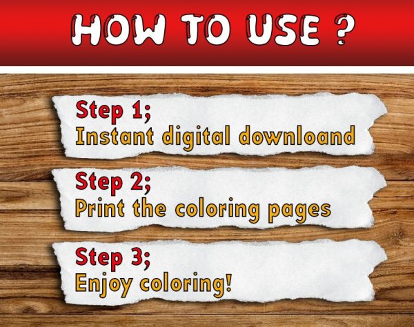 Learn colors for children - Pre -school learning - Download coloring book directly - ready to print