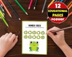 Activity book with 1-20 figures - Pre -school learning - Activity book for children - Direct download book - ready to print