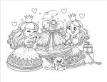 Pretty Princess Coloring Pages; Princess Coloring Pages;  Fun Coloring Book for Young Kids;