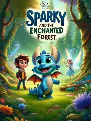 Sparky and the enchanted forest, children's fantasy book, magical adventures, enchanted forest, adventure story for children, friendship stories.