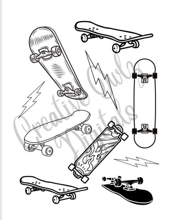 The ultimate color and activity pages for boys;Activities for boys;Digital coloring pages;Printable colors;