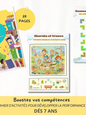 Improve your skills: Activity book adapted to develop academic performance parents-children (from 7 years old)