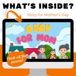 A day before Mama Mother's Day Comprehension Reading Children Story Book Short Stories