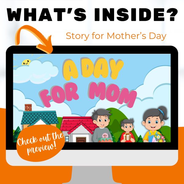 A day before Mama Mother's Day Comprehension Reading Children Story Book Short Stories