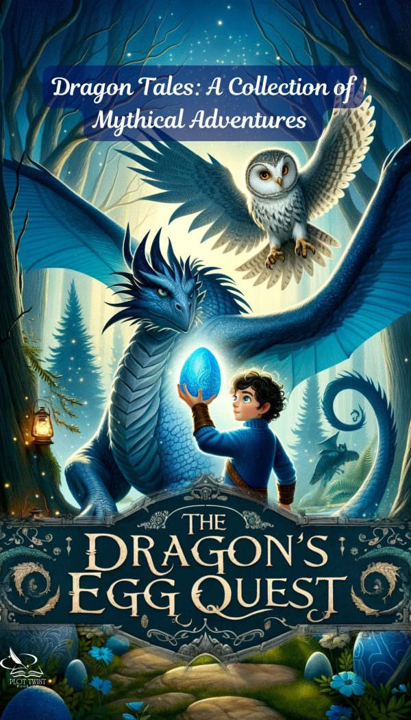 The Dragon's Egg Quest, children's books, stories for bedtime, children's fairy tales, magical adventures, animal stories