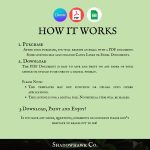 Alphabet coloring book with a mix of animals, instruments, food and items