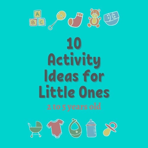 10 activity ideas for little book, early education, learning.